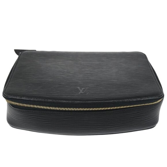 Louis Vuitton Black Epi Poche Monte Carlo Jewelry Case M48362 MI0053 XX33370 - Picture 1 of 10